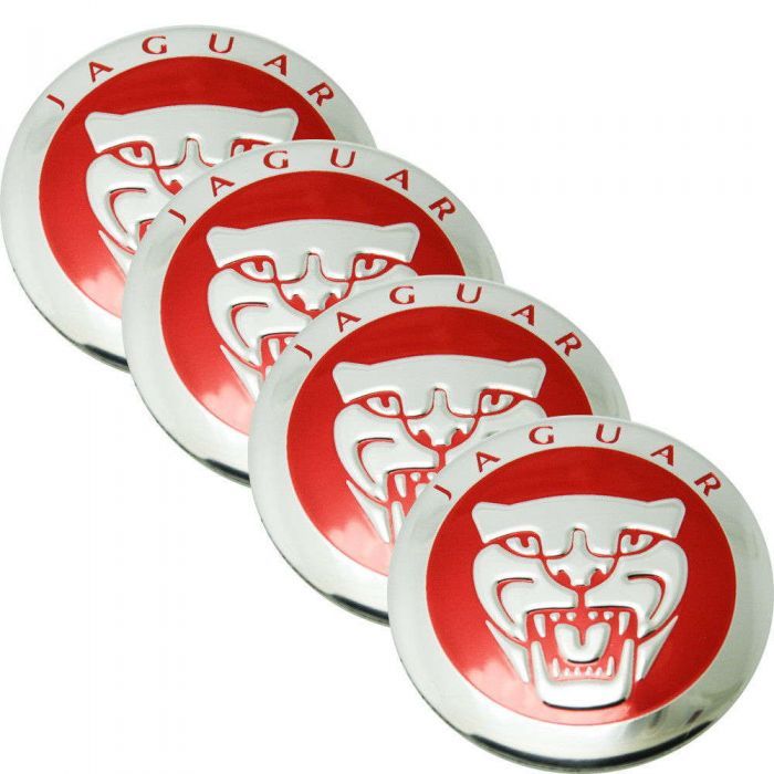 Cache-moyeux Pour Jaguar - 4 Pièces De 57 Mm, En ABS Noir, Pour XF, XJ, F-Pace, F-Type, XE, Etc.