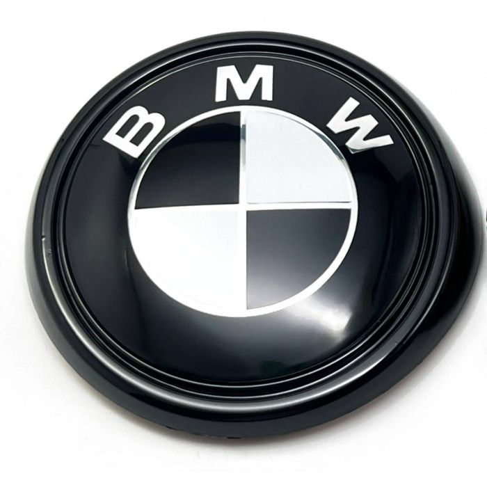 BMW Black White Logo Trunk Emblem Rear Tailgate Badge for E70 X5 | 51147157696