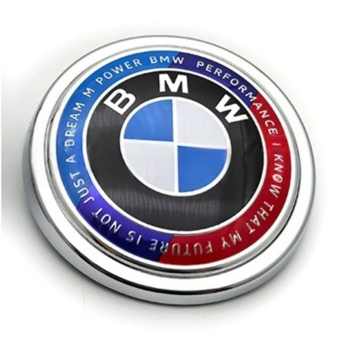 BMW & Kith Blue White Logo Trunk Emblem Rear Tailgate Badge for E71 E72 X6 | 51147196559
