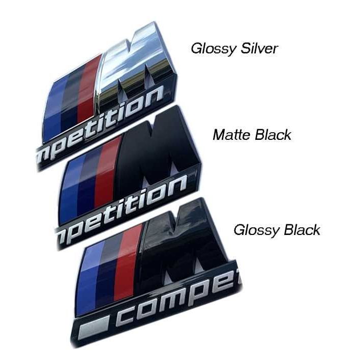 Black X5 M Competition Trunk Emblem For BMW X5 F85 F95 G05 M - Foto 6