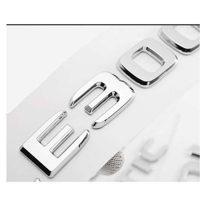 Mercedes Benz 3D  Letter & Number Sticker E Class rear trunk model stickers