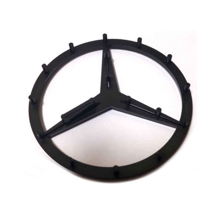 thumbnail image 2 of Glossy Chrome Mercedes-Benz Star Emblem With Pins (51-52mm) – AMG Style Badge 2 of 6