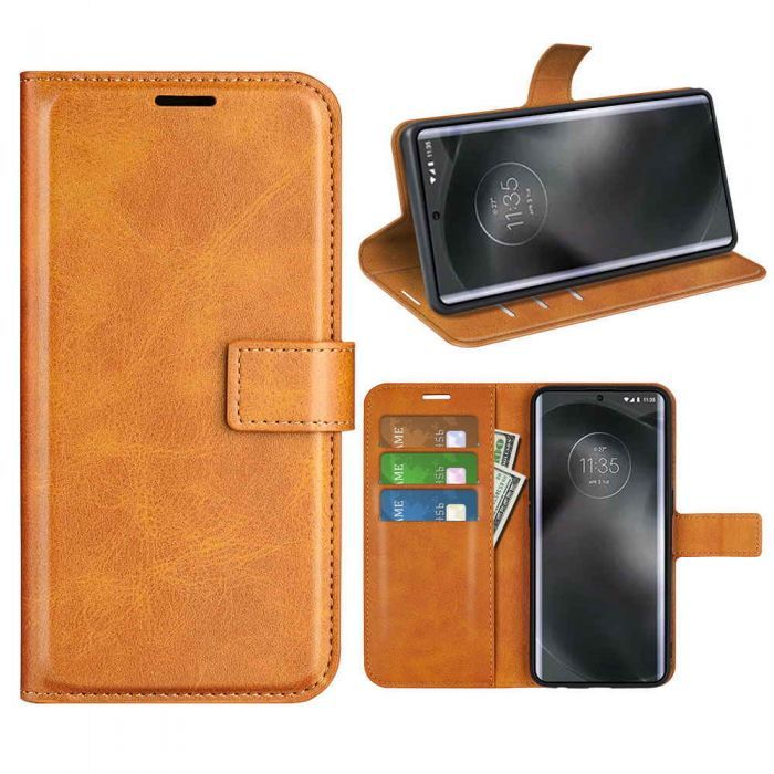 For Motorola Edge 30 Neo/Edge 30 Lite Leather Phone Case Wallet Folio Flip Cover Casual Business Rfid Blocking Multi Hidden Anti Theft Card Holder Cash S
