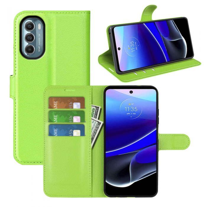 Motorola moto g 5g (2022) Flip Cover Leather Case