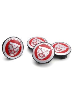 4 pcs ALLOY WHEEL CENTRE Cap Badge 59mm Emblem For JAGUAR XJ XJR XJ6 X S TYPE