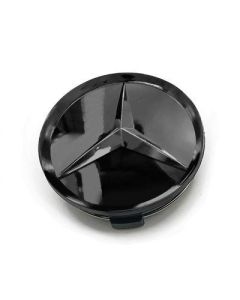 4pcs New Black MERCEDES BENZ 75MM 3INCH Wheel Center Caps HUB Caps for ML SL CLK SLK
