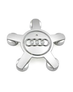 4pcs Wheel Center Caps for Audi /135mm /5.3 inches Silver