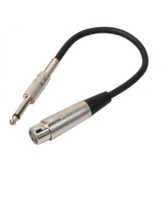 6.35mm(1/4") Balanced TRS male to Cannon XLR cable