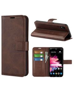 Alcatel TCL 30 Z (T602DL) Flip Cover Leather Wallet Case with Rectangle Magnetic Snap