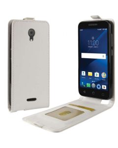 Alcatel Verso /Cameox 5044R Leather Flip Phone Case Flip Cover Vertical Open Wallet Case