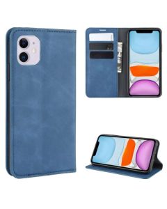 Apple iPhone 11 Super Soft Leather Flip Cover Phone Case Dual Invisible Magnets Snap