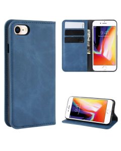 Apple iPhone 7 /iPhone 8 Super Soft Leather Flip Cover Phone Case Dual Invisible Magnets Snap