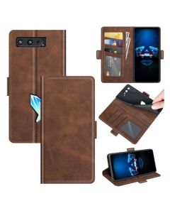 Asus ROG Phone 5 Flip Cover Leather Wallet Case with Dual Magnetic Closure