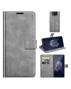 Asus Zenfone 8 Flip Flip Cover Leather Wallet Case with Rectangle Magnetic Snap