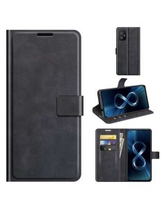 ASUS Zenfone 8 ZS590KS Flip Cover Leather Wallet Case with Rectangle Magnetic Snap