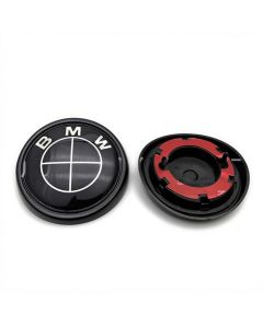 BMW F15 F16 X5 X6 Roundel Logo Hatch Back Trunk Emblem |Black