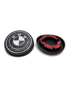 BMW F15 F16 X5 X6 Roundel Kith Limited Edition Logo Hatch Back Trunk Emblem |Black White