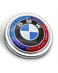 BMW & Kith Blue White Logo Trunk Emblem Rear Tailgate Badge for F25 X3 | 51147364375