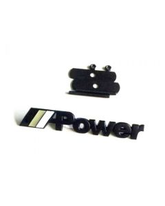 M Power Grille Emblem for BMW [Matte Black-Colored]
