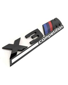 BMW X ///M Competition X1 X2 X3 X4 X5 X6 ///M Trunk Emblem Sticker