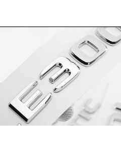 Mercedes Benz 3D  Letter & Number Sticker E Class rear trunk model stickers