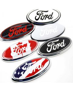 9" Ford Front Grille Emblem Rear Tailgate Emblem Aluminium Badge