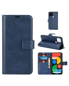 Google Pixel 5 XL /Pixel 4a 5G Flip Cover Leather Wallet Case with Rectangle Magnetic Snap