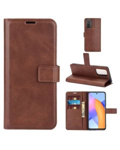 HONOR 10X Lite Flip Cover Leather Wallet Case with Rectangle Magnetic Snap