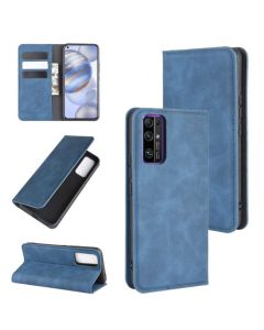 Honor 30 Super Soft Leather Flip Cover Phone Case Dual Invisible Magnets Snap