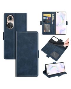 Honor 50 Pro Flip Cover Leather Wallet Case with Dual Magnetic Closure