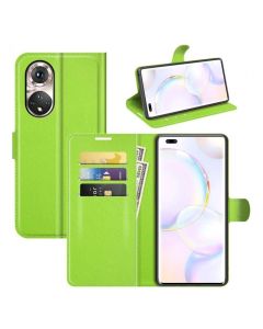 Honor 50 Pro Phone Case Wallet Flip Cover Folio Leather Case Stand Display Card Pocket