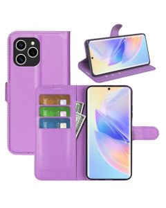 Honor 60 SE 5G Phone Case Wallet Flip Cover Folio Leather Case Stand Display Card Pocket