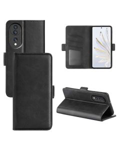 Honor 70 Flip Cover Leather Wallet Case with Dual Magnetic Closure