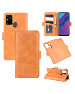 Honor Play 9A Flip Cover Leather Wallet Case with Dual Magnetic Closure