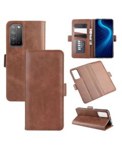 Honor X10 5G Flip Cover Leather Wallet Case with Dual Magnetic Closure