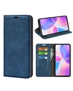 Honor X40i Super Soft Leather Flip Cover Phone Case Dual Invisible Magnets Snap