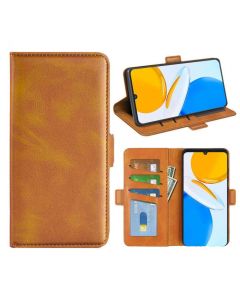 Honor X7 Flip Cover Leather Wallet Case with Dual Magnetic Closure