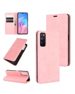 Huawei Enjoy Z /Enjoy 20 Pro Super Soft Leather Flip Cover Phone Case Dual Invisible Magnets Snap