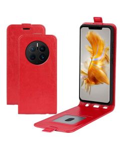 Custodia Portafoglio In Pelle PU Rossa Per T-Mobile T Phone 5G, Con Chiusura Magnetica, Slot Per Carte E Funzione Stand A Mani Libere