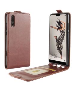 Huawei P20 Leather Flip Phone Case Flip Cover Vertical Open Wallet Case