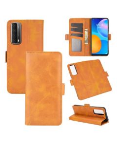 HUAWEI P smart 2021 Flip Cover Leather Wallet Case with Dual Magnetic Closure