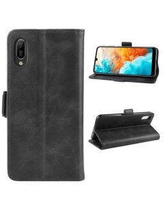 Huawei Y6 Pro 2019 Flip Cover Leather Wallet Case with dual magnetic closure