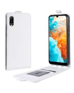 Huawei Y6 Pro 2019 Leather Flip Phone Case Flip Cover Vertical Open Wallet Case