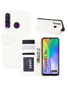 Huawei Y6p Flip Folio Leather Wallet Case with ID and Credit Card Pockets