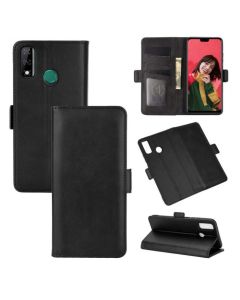 HUAWEI Y8s Flip Cover Leather Wallet Case with Dual Magnetic Closure