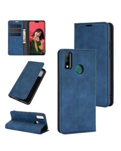 HUAWEI Y8s Super Soft Leather Flip Cover Phone Case Dual Invisible Magnets Snap