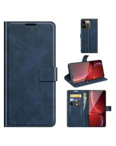 iPhone 13 Pro Flip Cover Leather Wallet Case with Rectangle Magnetic Snap