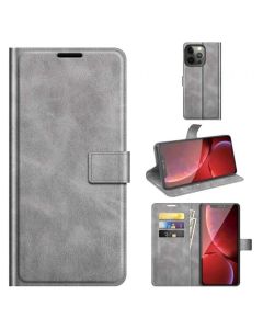 iPhone 13 Pro Max Flip Cover Leather Wallet Case with Rectangle Magnetic Snap