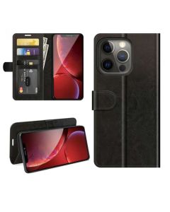 iPhone 13 Pro Max Flip Folio Leather Wallet Case with ID and Credit Card Pockets