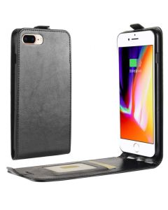 iPhone 8 Plus /7 Plus Leather Flip Phone Case Flip Cover Vertical Open Wallet Case